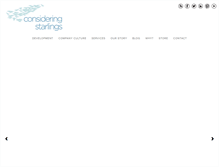 Tablet Screenshot of consideringstarlings.com